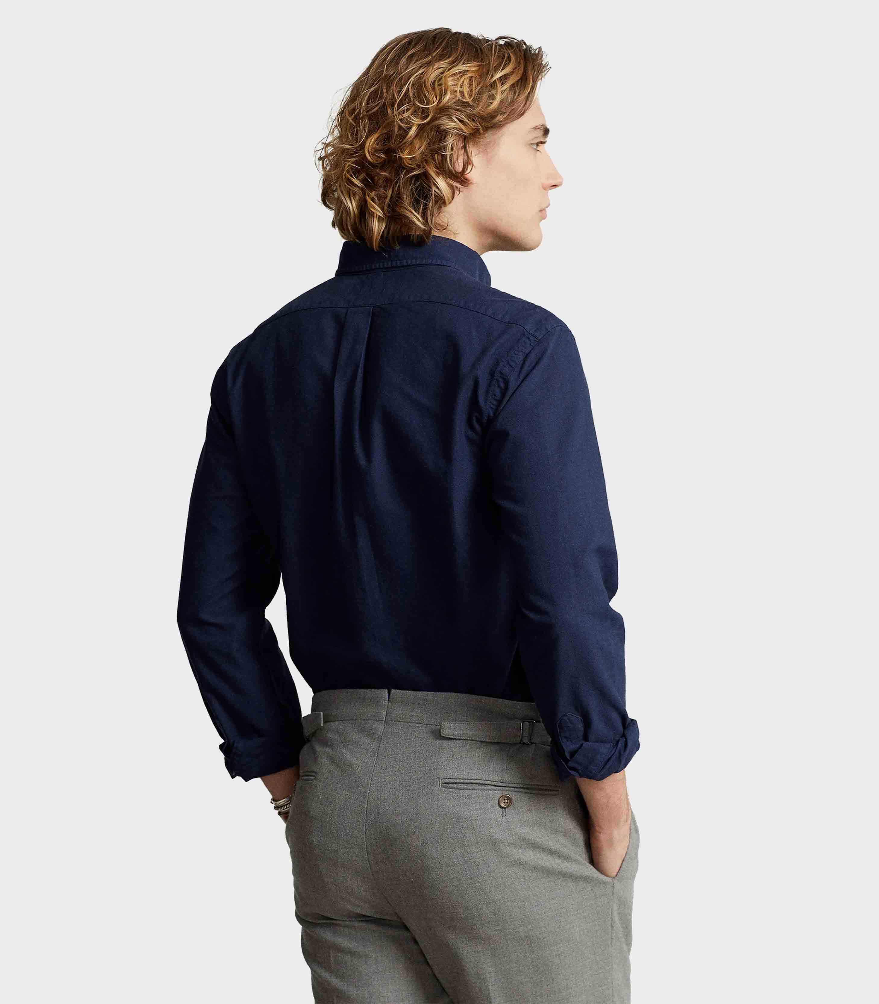 Polo Ralph Lauren Classic Blue Elegance Button-Up Shirt