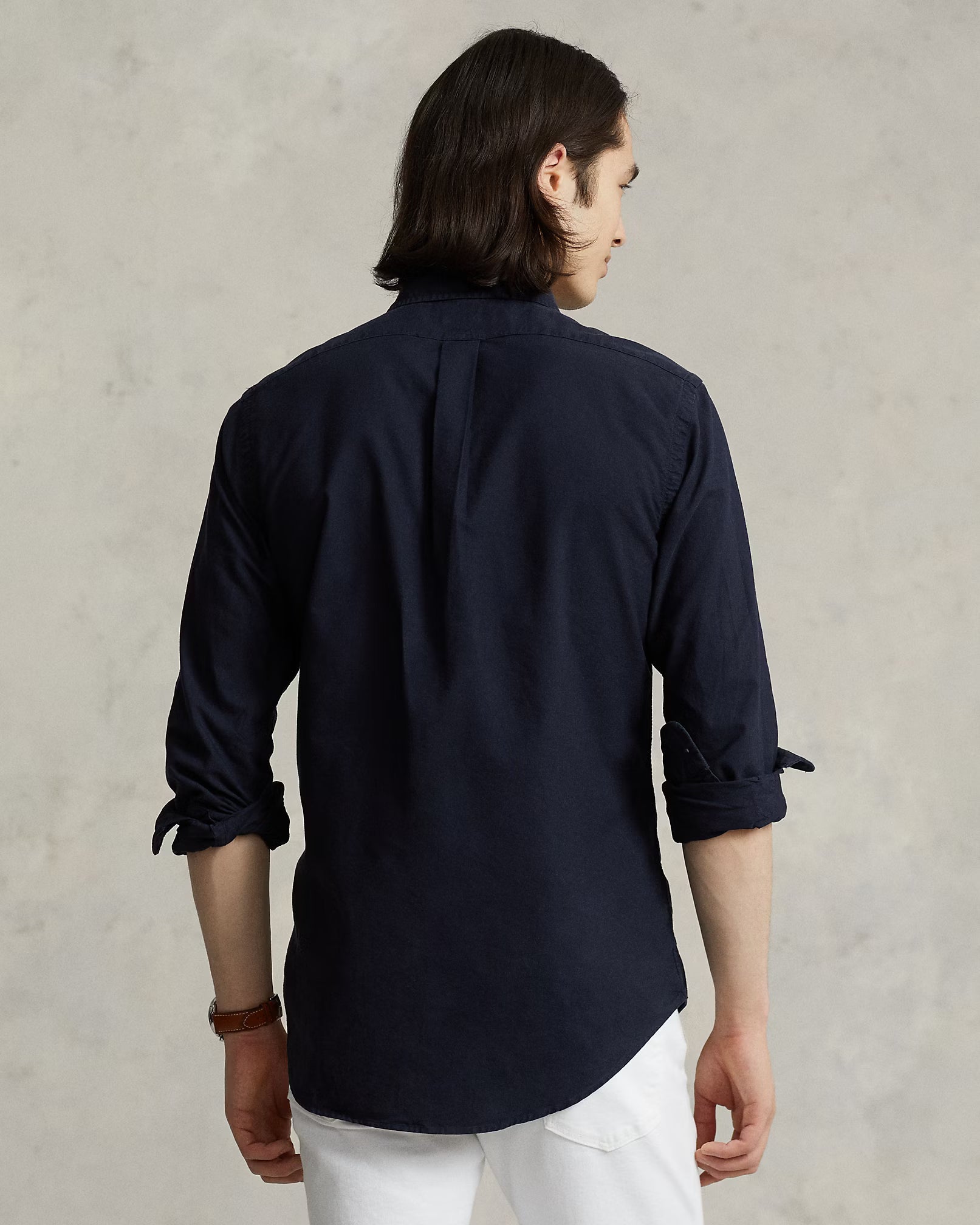 Polo Ralph Lauren Custom Fit Midnight Navy Button-Up Shirt