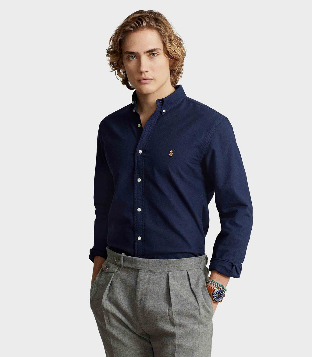 Polo Ralph Lauren Classic Blue Elegance Button-Up Shirt