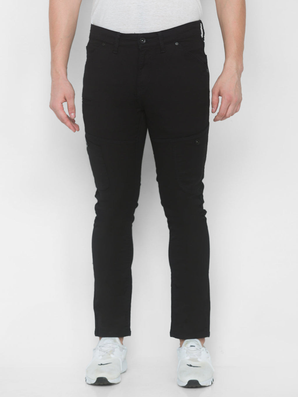 SPYKAR Men's Slim Fit Cargo Pants