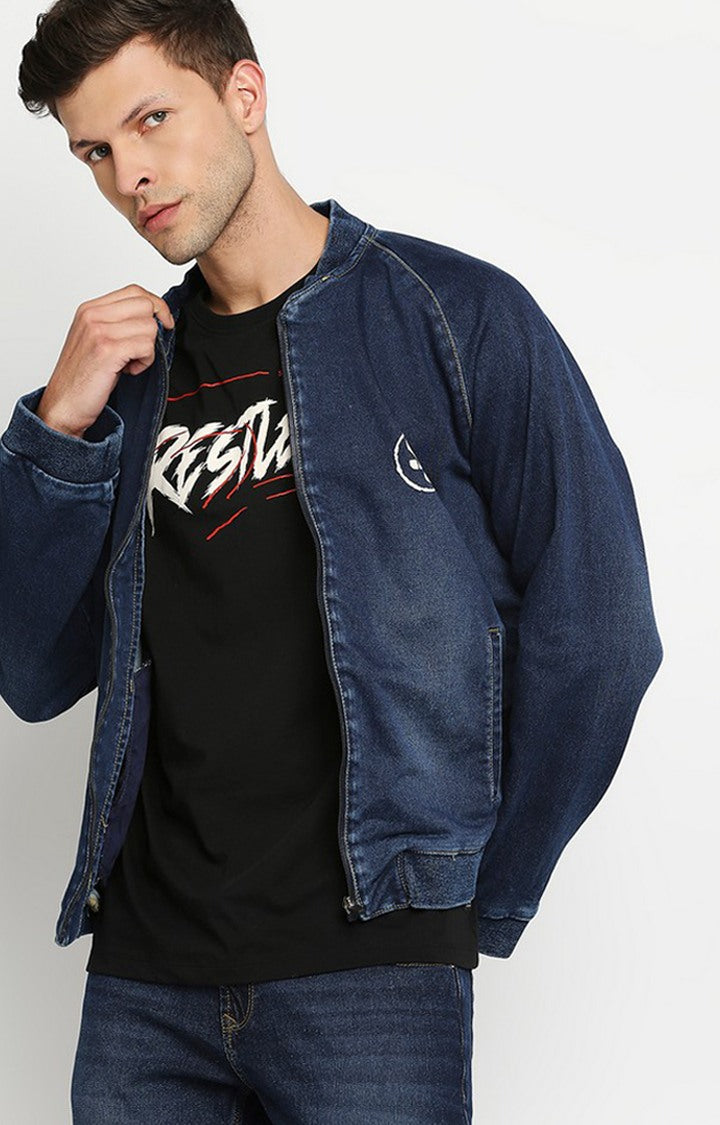 SPYKAR SJ Classic Denim Zip-Up Jacket