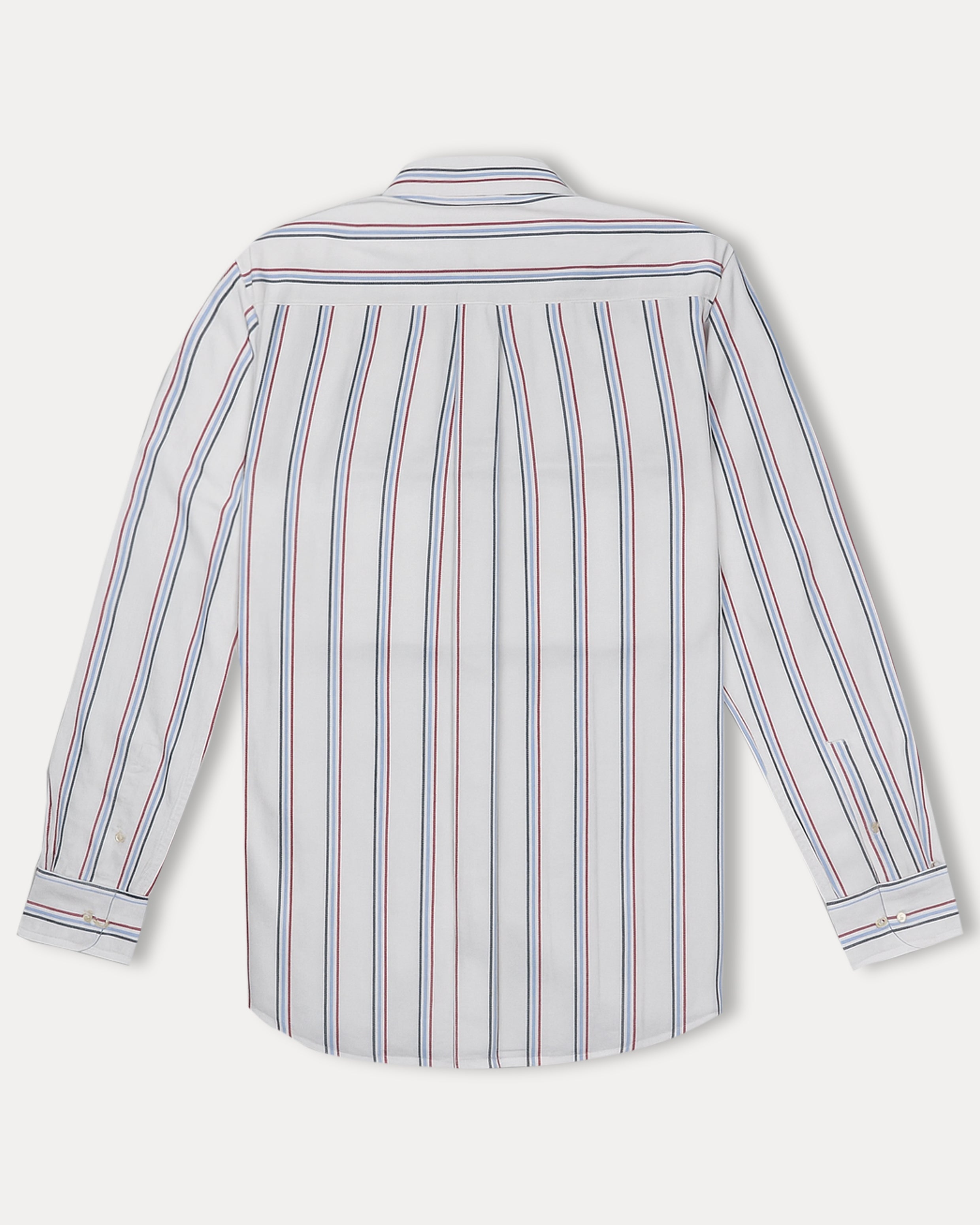 Polo Ralph Lauren Custom Fit Striped Elegance Shirt in Crisp White & Nautical Stripes