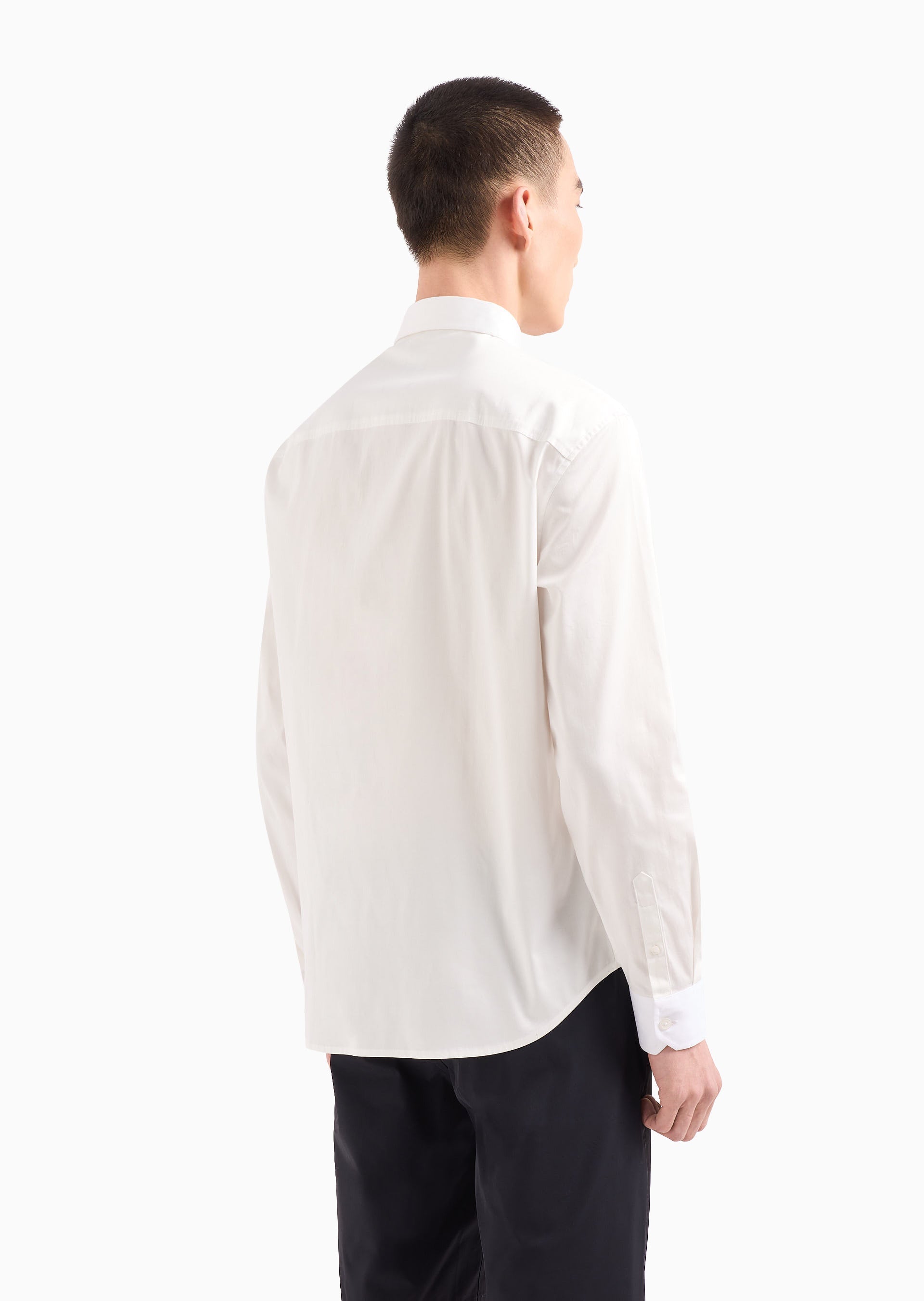 Armani Exchange Elegant Whisper Cotton Shirt