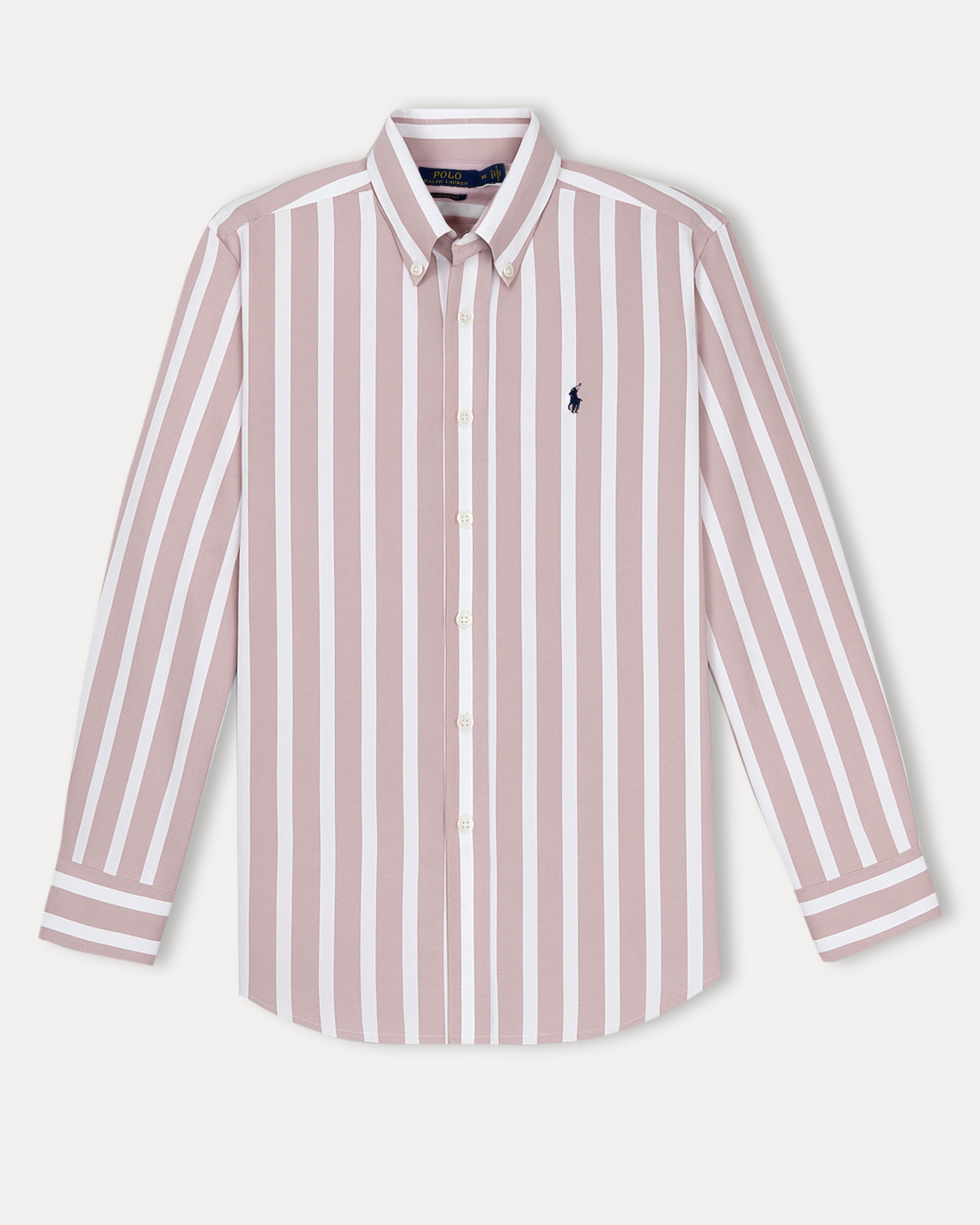 Polo Ralph Lauren Striped Elegance Shirt in Blush Whisper