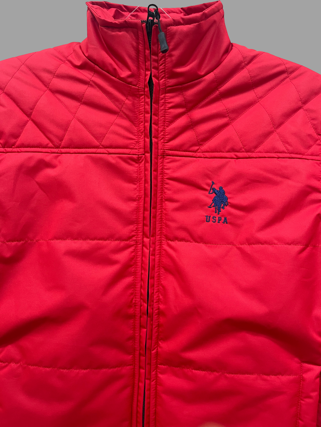 USPA Radiant Ruby Quilted Jacket