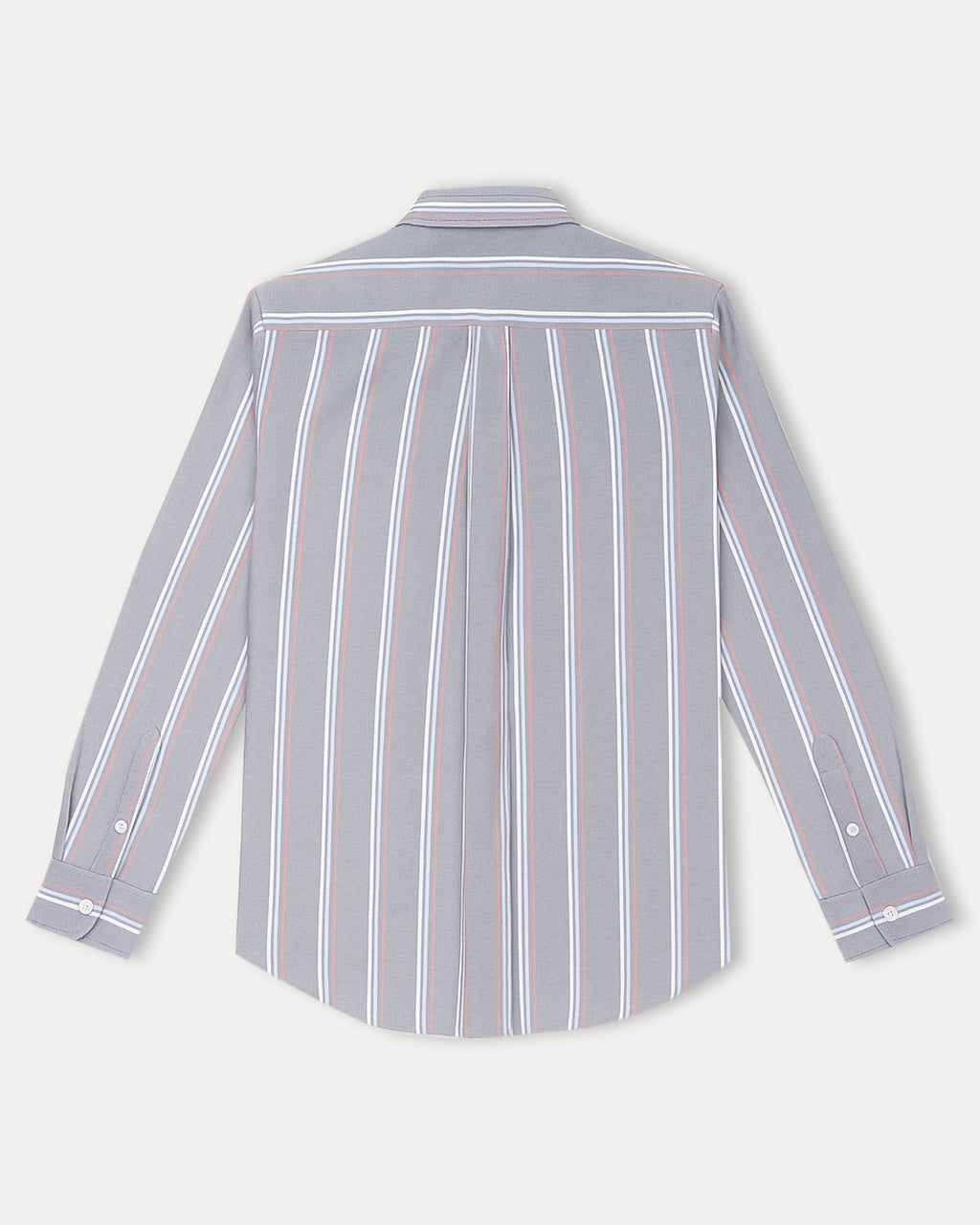 Polo Ralph Lauren Striped Elegance Cotton Shirt in Misty Blue