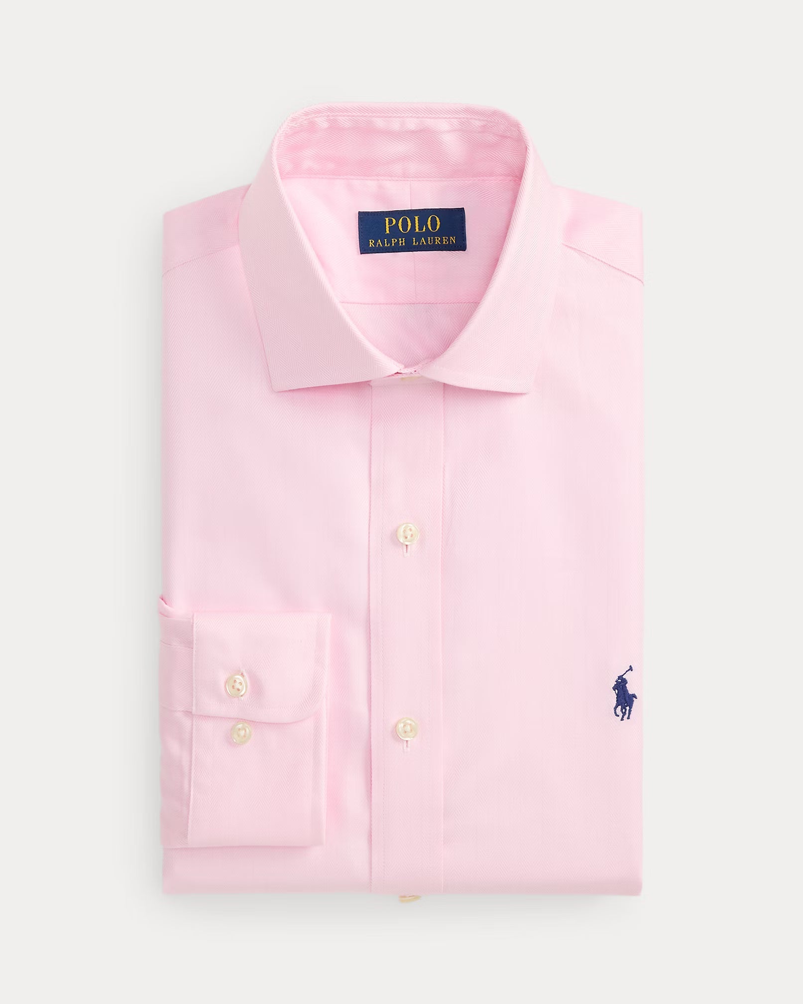 Polo Ralph Lauren Custom Fit Delightful Blush Button-Up Shirt