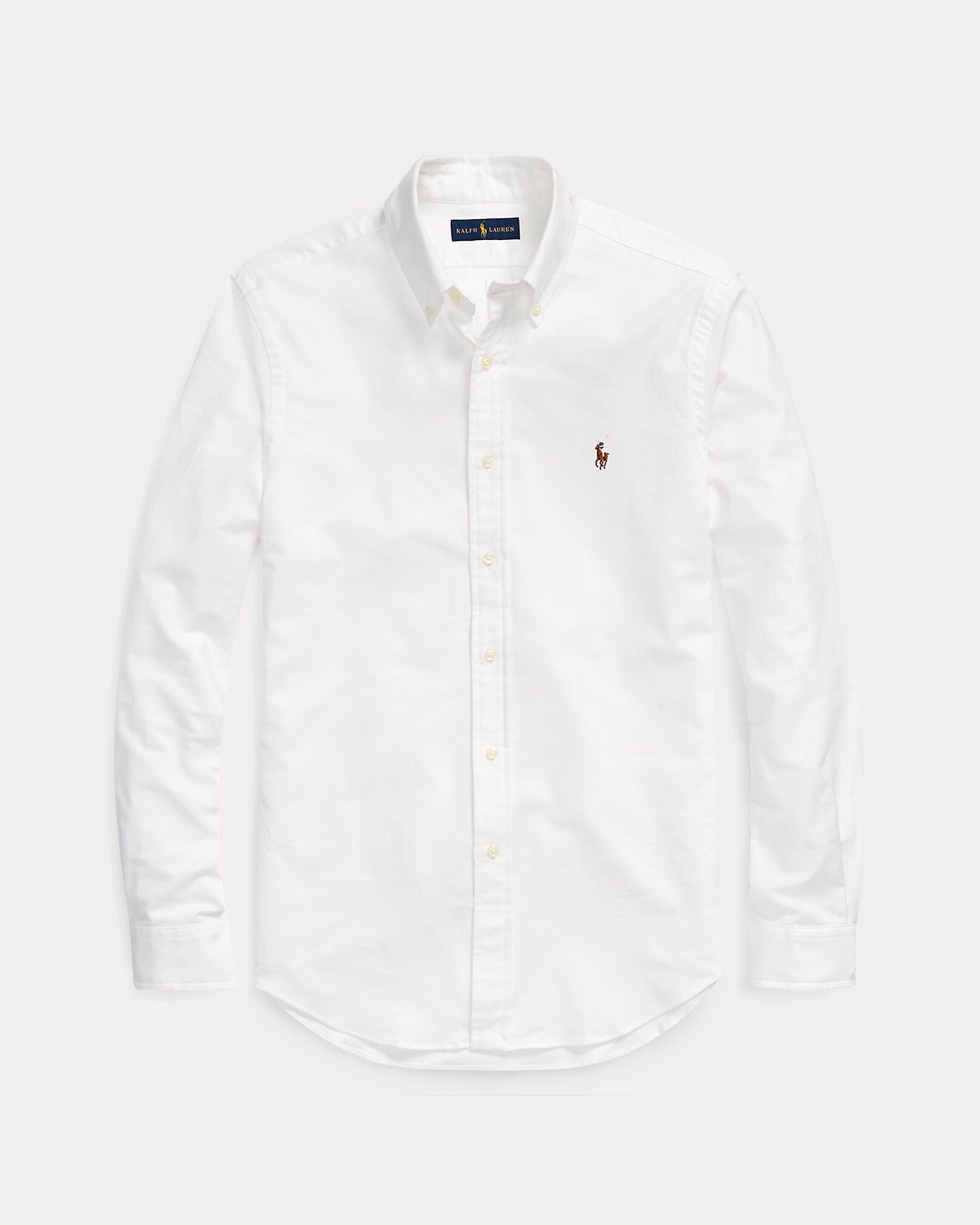 Ralph Lauren Classic White Elegance Button-Up Shirt