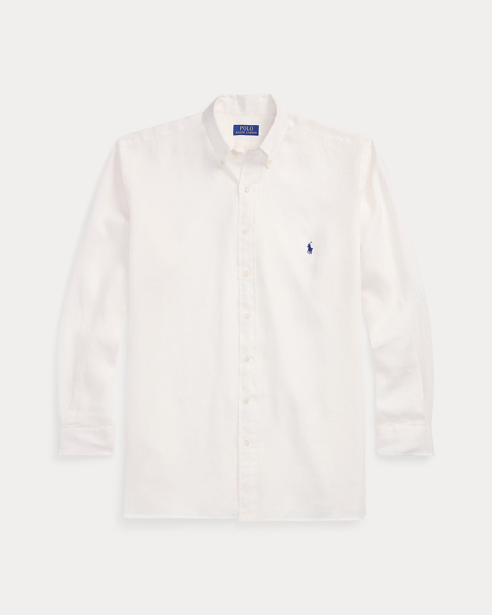 Polo Ralph Lauren Elegant Linen Button-Up Shirt in Whisper White [Luxe]