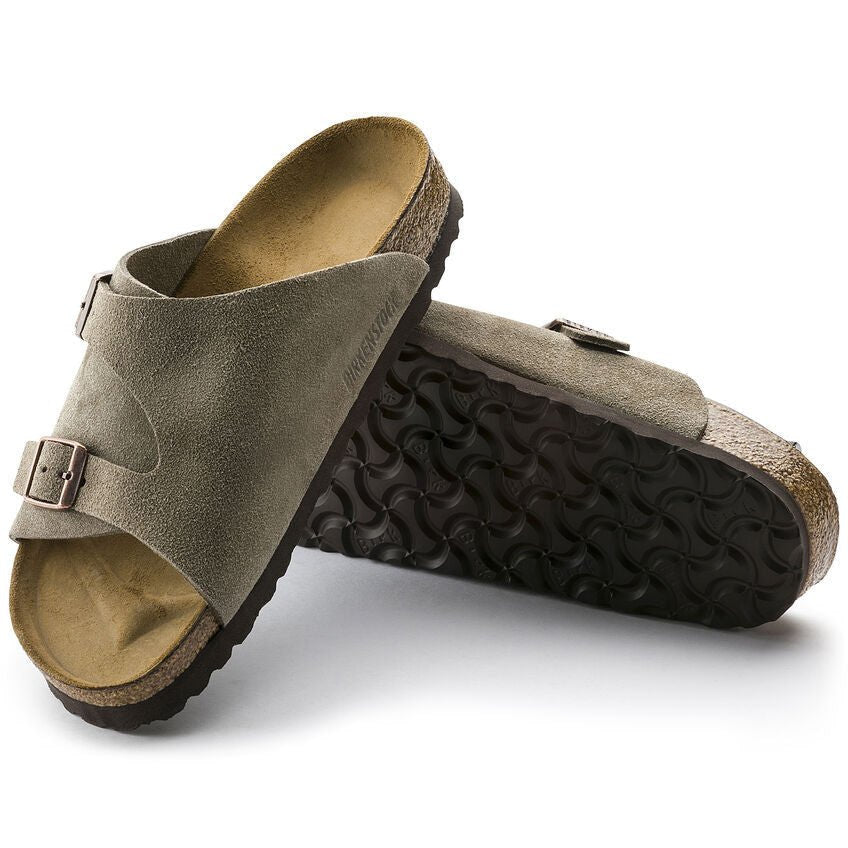 Birkenstock Suede Sandals in Earthy Sage - Effortlessly Chic Comfort